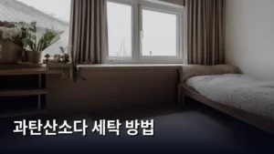 과탄산소다 세탁 방법, 만능 세제처럼 활용하는 꿀팁 대방출