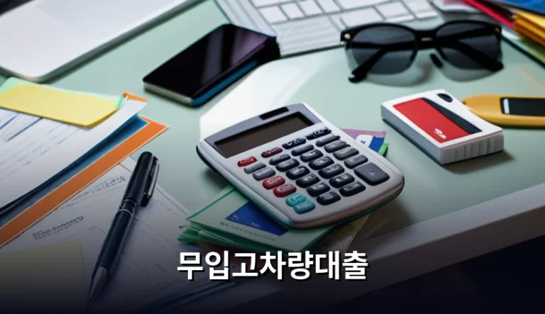 무입고차량대출 조건과 주의사항 및 이용 가이드